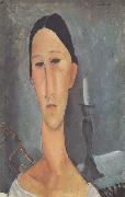 Amedeo Modigliani Hanka Zborowska au bougeoir (mk38) oil on canvas